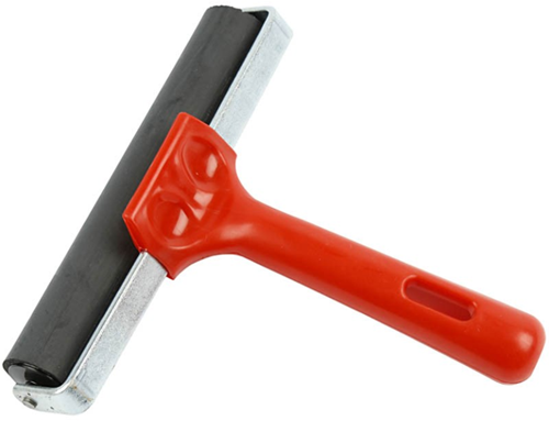 Creativ Company rouleau lino impression 15 cm rouge