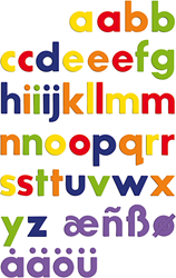 Quercetti ABC Magneet Set, 48st.