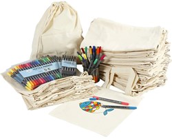 Creativ Company kit créatif sacs à dos sacs feutres textile enfants