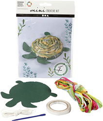 Creativ Company kit créatif tortue - set de loisirs créatifs pour enfants