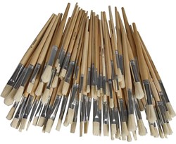 Creativ Company pinceaux Nature Line set - 80 pièces peinture loisirs