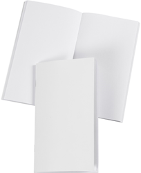 Creativ Company carnet blanc 9,5x16,6 cm journal bullet blanc