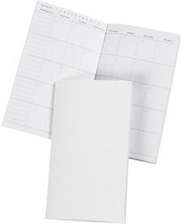 Creativ Company carnet calendrier blanc 9,5x16,6 cm bullet journal