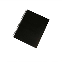 Creativ Company carnet spirale noir 50 pages papier 120g