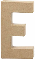 Creativ Company lettre en papier mâché E - décoration créative 20,5 cm
