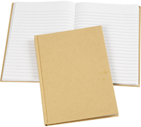 Creativ Company carnet papier mâché A5 kraft ligné 80 feuilles