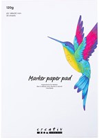Creativ Company bloc papier marker A5 dessin 120g 30 feuilles