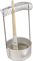 Creativ Company nettoyeur de pinceaux aluminium 23 cm accessoire peinture