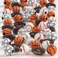 Creativ Company perles ballons de sport plastique 11-15 mm multicolore 45 gr