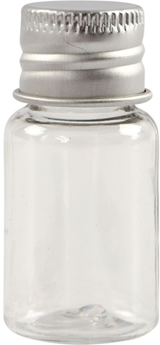 Creativ Company pots de rangement plastique couvercle vissé 13ml 10 pièces