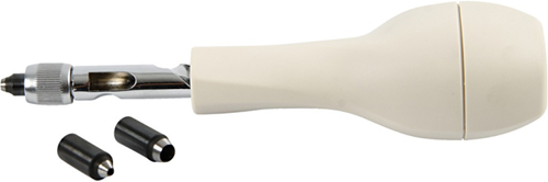 Creativ Company poinçon vis outil de bricolage 2+3+4 mm blanc