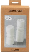 Creativ Company moule en silicone cylindre rainuré arc 2 pièces 11-14 cm