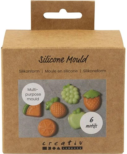 Creativ Company moule en silicone formes de fruits loisirs créatifs