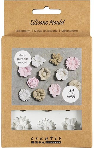 Creativ Company moule en silicone marguerites pour loisirs créatifs et bijoux