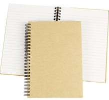 Creativ Company carnet A5 spirale papier kraft ligné 80 pages
