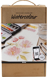 Kit de découverte d'aquarelle, A5, 200 gr, 1 set