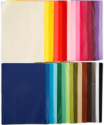 Creativ Company papier de soie A4 - papier coloré - 300 feuilles - loisirs créatifs