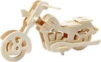 Creativ Company Puzzle 3D Moto en Bois 19x9x9 cm Jouet