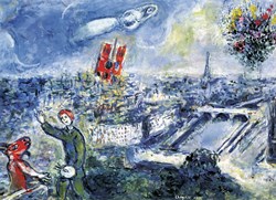 Eurographics puzzle art Le Bouquet de Paris Marc Chagall 1000 pièces