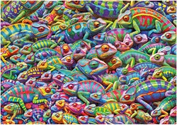 Educa puzzle Chameleon Chaos 1000 pièces adultes carton