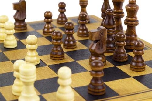 Chess jeu d'échecs en bois jeu de stratégie pour enfants et adultes-3
