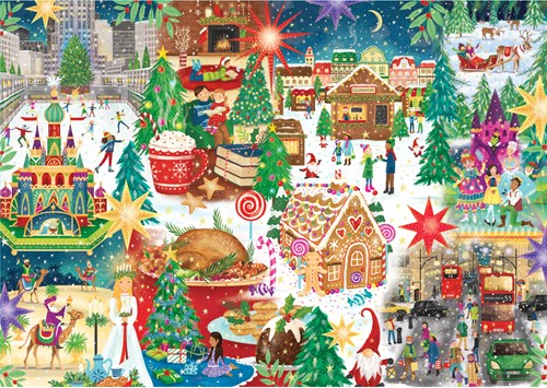Gibsons Weihnachten auf der ganzen Welt - 500 Teile