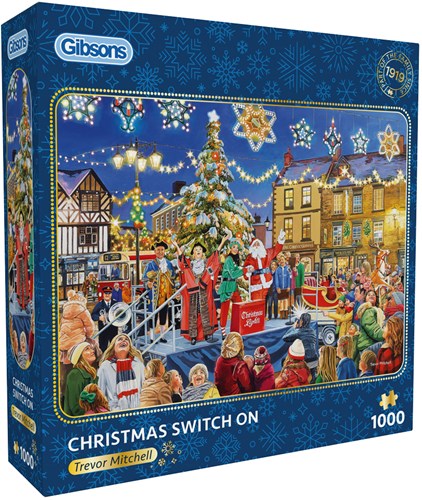 Gibsons puzzle de Noël Christmas Switch On 1000 pièces adultes-2