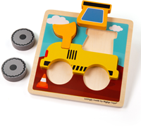 Bigjigs Chunky Lift Out Puzzle Pelleteuse-2