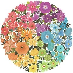 Circle of Colors Puzzels - Flowers, 500st.