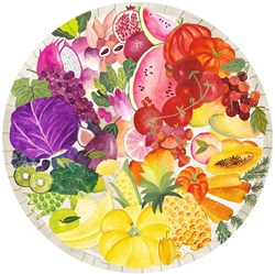 Ravensburger puzzle Fruits and Vegetables - puzzle rond 500 pièces