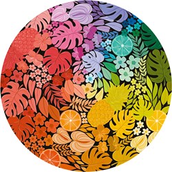 Ravensburger puzzle - Cercle des Couleurs Tropical - 500 pièces puzzle rond
