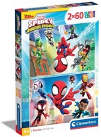 Clementoni puzzle Spidey and his Amazing Friends 2x60 pièces carton enfants