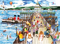Gibsons puzzle Clevedon Pier - 1000 pièces jouet puzzle