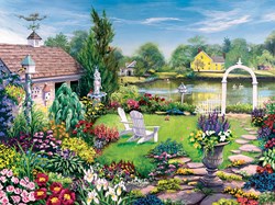 Cobble Hill puzzle paysage By the Pond 275 pièces de plaisir