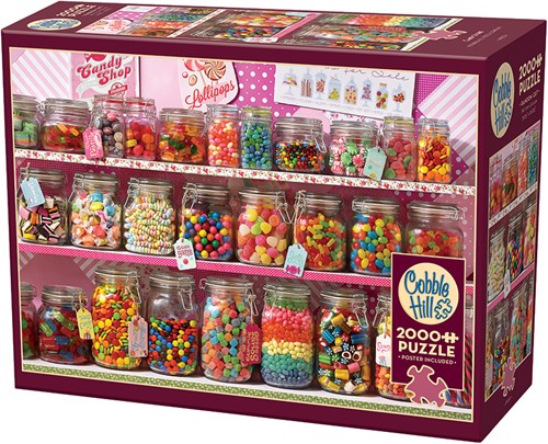 Cobble Hill puzzle confiserie - puzzle 2000 pièces vintage-2