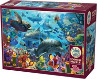 Cobble Hill puzzle Coral Sea - puzzle 2000 pièces monde sous-marin-2