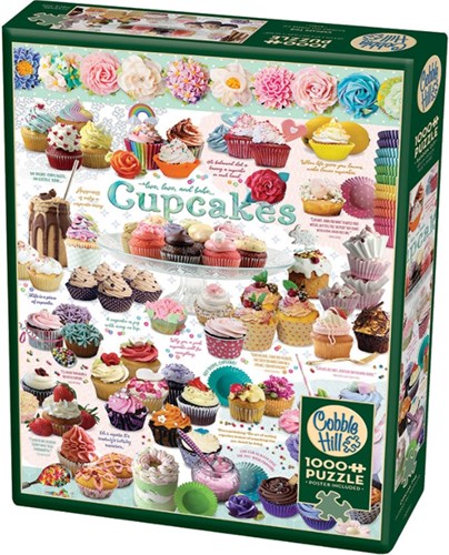 Cobble Hill puzzle 1000 pièces - Cupcake Time puzzle-2