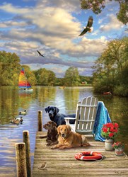 Cobble Hill puzzle Dog Day Afternoon puzzle 1000 pièces