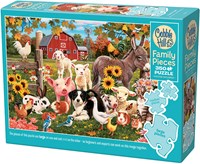 Cobble Hill puzzle Family Farm - 350 pièces - jouet coloré-2