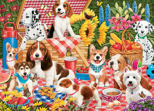 Cobble Hill puzzle - Puzzle familial fête pique-nique - 350 pièces