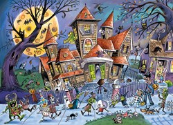 Cobble Hill puzzle Haunted House - 350 pièces puzzle Halloween