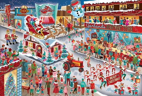 Cobble Hill Die Parade des Weihnachtsmanns - 2000 Teile