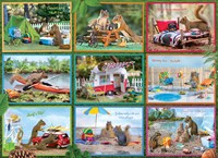 Cobble Hill puzzle animaux écureuils en vacances 1000 pièces