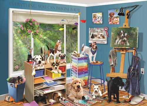 Cobble Hill Studio Pups - 1000 Teile