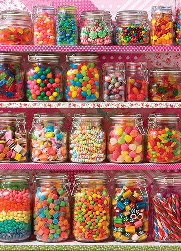 Cobble Hill puzzle - Candy Shelf - pièces XXL - 500 pièces