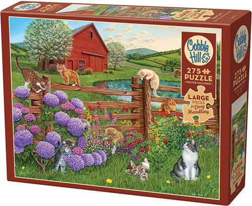 Cobble Hill puzzle chat de ferme XXL pièces 275 pièces puzzle-2