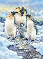 Cobble Hill puzzle - XXL pièces famille de pingouins 350 pièces carton