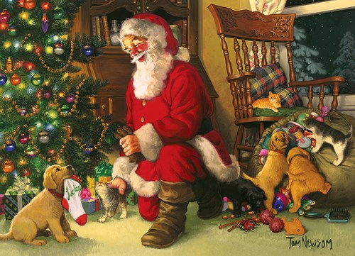Cobble Hill puzzle XXL Pieces Santa's Lucky Stocking 350 pièces