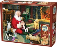 Cobble Hill puzzle XXL Pieces Santa's Playtime 275 pièces Noël-2