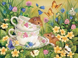Cobble Hill puzzle XXL Pieces Tea for Two 275 pièces puzzle enfants